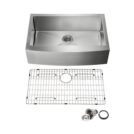 Kibi K1-SF36, Undermount, Farmhouse/Apron Mount, Satin Finish K1-SF36